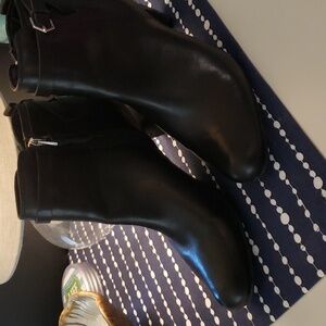 Sam Edelman Black leather ankle boots